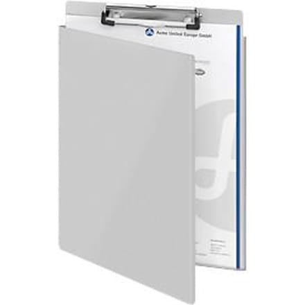 Klembord met beschermkap, voor A4-formaat, aluminium, met ophangoog