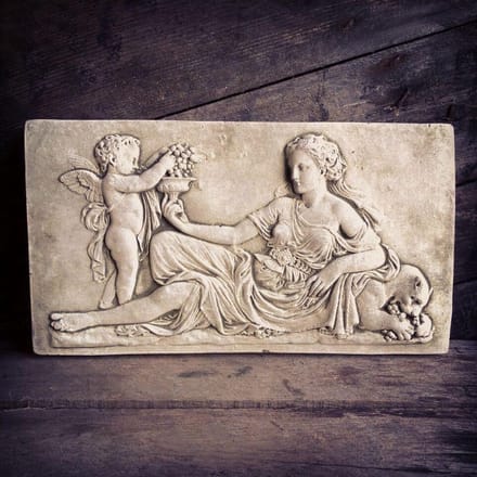 Wandplaat Romeinse dame