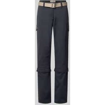 straight fit wandelbroek met zip-off