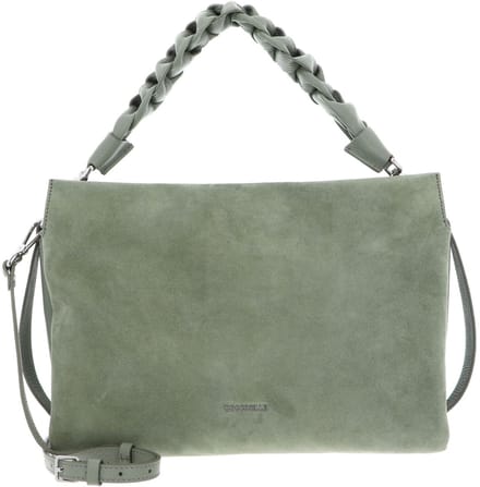 COCCINELLE Leren schoudertas Boheme Handbag Suede Greenery groene