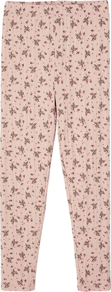 Vertbaudet Meisjesleggings met bloemenprint en siersteek