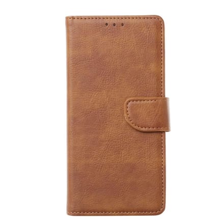 Bookcase Geschikt voor: Samsung Galaxy A01 Core - Lichtbruin - portemonnee hoesje