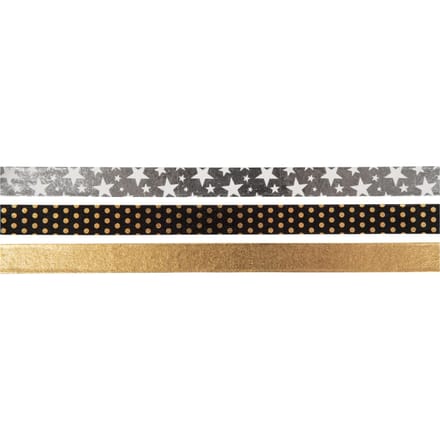 Washi Tape Set "Gold/Silver Foil"