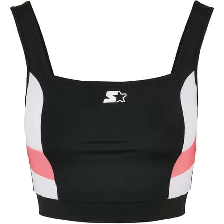 Starter Black Label - Arrow colorblock Sport top - M - Zwart/Roze