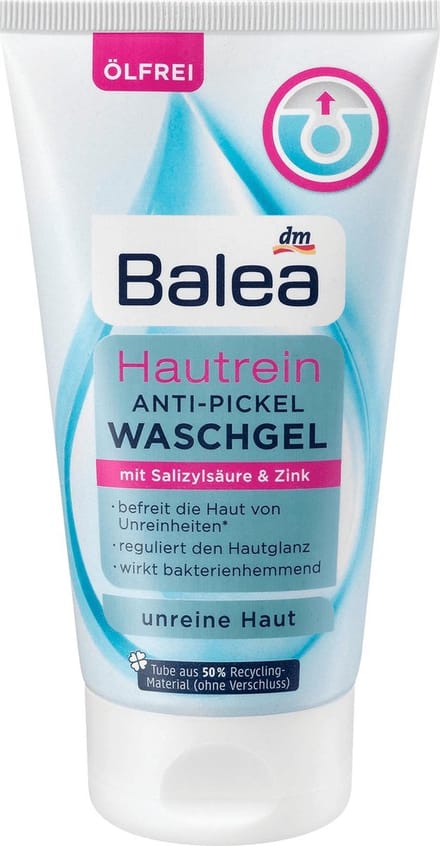 Balea skin clean anti-puistjes wasgel (150 ml)