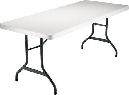 Lifetime - Heavy Duty - werktafel - buffettafel - 180 cm - wit - extra sterk