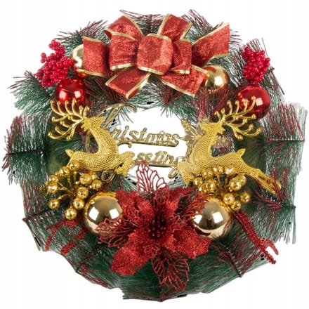 Hangzhou A Link Star Technologie - Kersthanger - 30cm - Decoratief Krans - Luxe Ontwerp