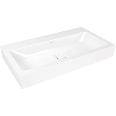 Kaldewei CONO wall-mounted washbasin 3090 without tap hole, 90 cm 902606003001