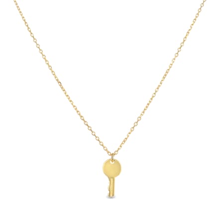 Luxenter Sterling Zilver 925 halsketting afgewerkt met 18K geel goud - Dikar