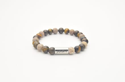 Josh-9313-Armband-Mix bruin-Heren-21,5cm
