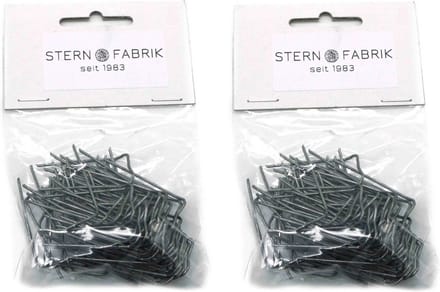 Stern Fabrik steekkrammen - 100x - 35 mm - krammetjes/patentkrammen/klemmetjes