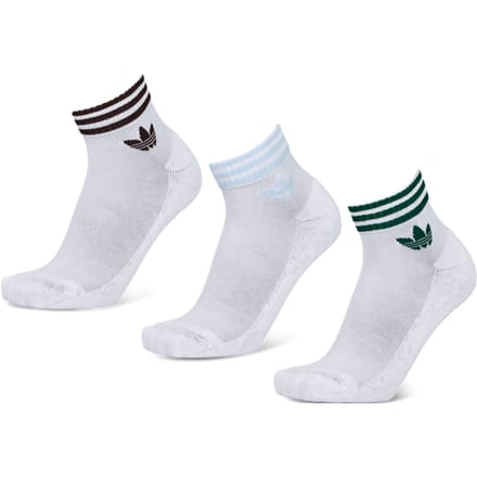 Adidas Ankle 3 Pack Sokken Unisex - Wit - Maat 40-42 - Katoen