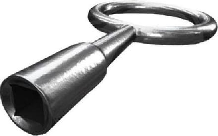 8mm Sleutel Vierkant - Paal Slot Sleutel - Square Key