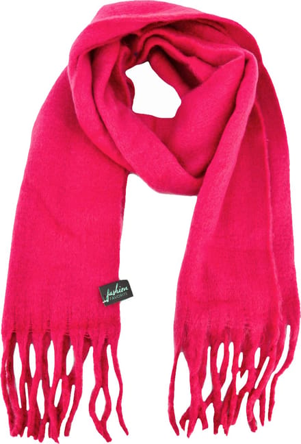 Winter Sjaal - Roze | Polyester | 190 x 45 cm | Fashion Favorite