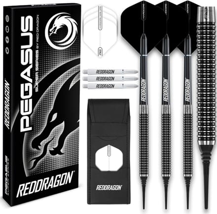 Professionele Softtip Dartpijlen met Tungsten Gewicht - Inclusief Flights en Shafts