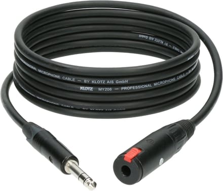 Klotz BEX4-0200 Hoofdtelefoon verlenging 2 m - Audio kabel