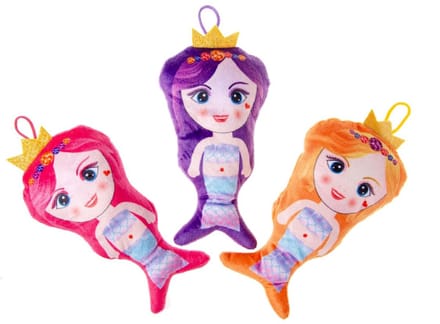 Duckiez Pluche Super Soft Zeemeermin Met Gouden Kroon - 24 stuks