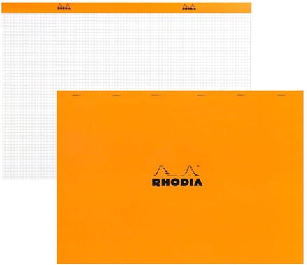 Rhodia Notitieblok - A3+ - N38 - 80 Vel - Geruit Papier - 5x5 mm - 80g