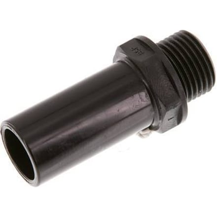 22mm x G1/2'' insteekfitting POM Buitendraad NBR [2 Stuks]