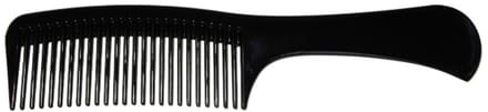 Rojafit Professionele Kam - Greepkam - Ergonomische Handgreep - Lang 22 cm.- Hoog 5 cm.-Zwart
