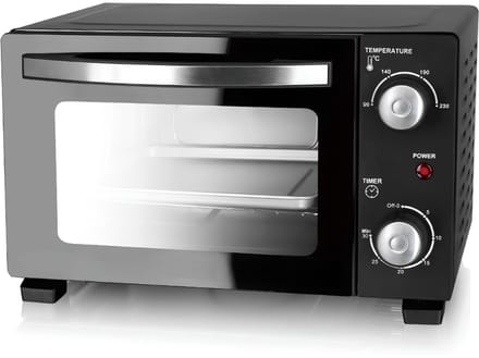 SP® Mini Oven - Elektrische oven - Instelbare Temperatuur - Zwart - 23cm x 37cm x 31cm