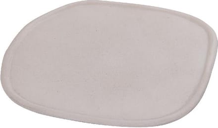 PTMD Schaal Cindae - 34x31x1 cm - Aluminium - Creme