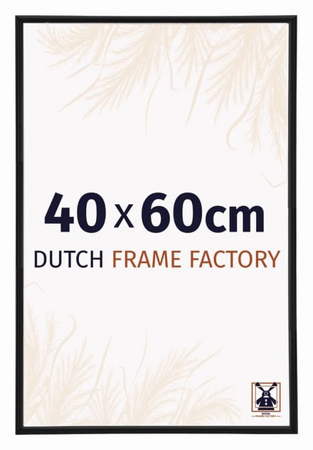 Fotolijst 40x60 cm - Kunststof - Zwart Mat - Angers