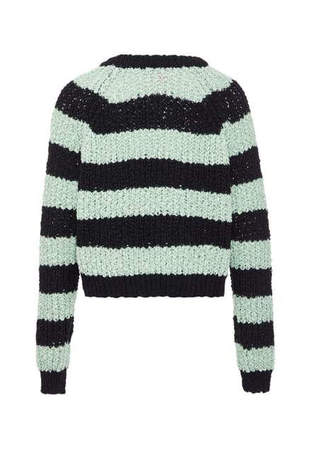 Mymo Jumper Dames zwart groen