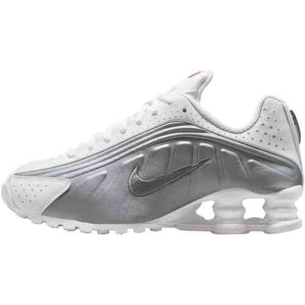 Nike Shox R4 GS (White Bright Crimson) - Maat 38