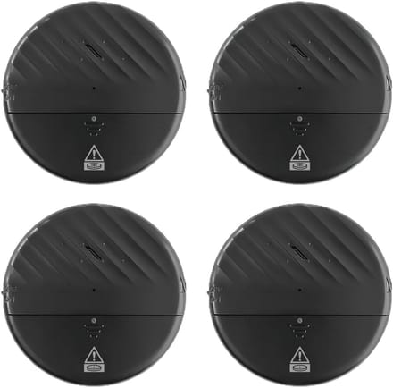 Draadloze Deuralarm met Magnetische Sensor voor Raambeveiliging - Verstelbare Gevoeligheid en LED Indicator - 4 Stuks