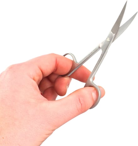Chirurgische schaar SP/SP gebogen Lengte: 20 cm Medipharchem - RVS - Spitse gebogen punt - Spits / Spits gebogen