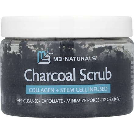M3 Naturals, Gommage au Charbon, 12 oz (340 g) black