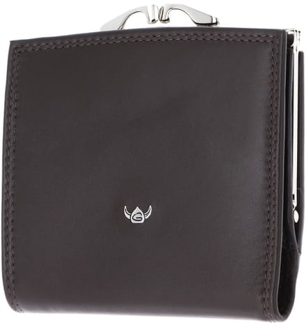 Golden Head Leren portemonnee Polo RFID Protect Bügelbörse 2049 Dunkelbraun donkerbruin