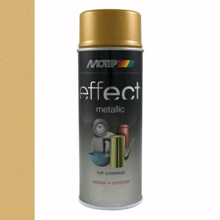 Motip effect metallic lak goud - 400 ml.