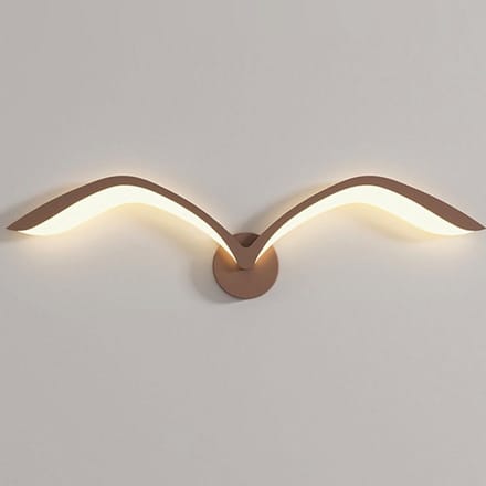 Vogel Wandlamp 9W Creatief Zeemeeuw Muurverlichting Metaal Acryl Warm Wit