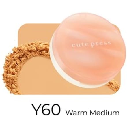 Cute Press - My Match Foundation Powder SPF 35 PA +++ Y60 Warm Medium