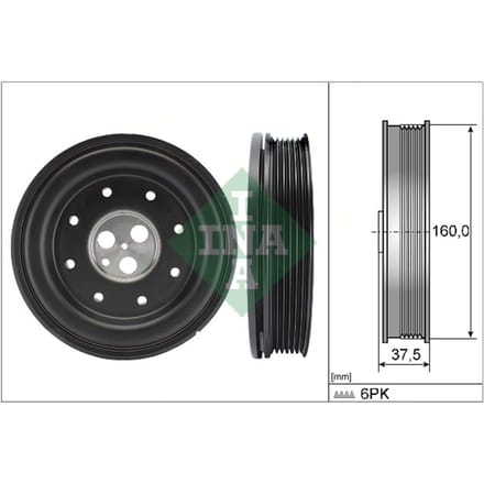 Schaeffler Ina Riemschijf, krukas INA 544 0134 10