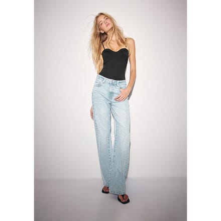 Stradivarius Body met cups  Zwart L