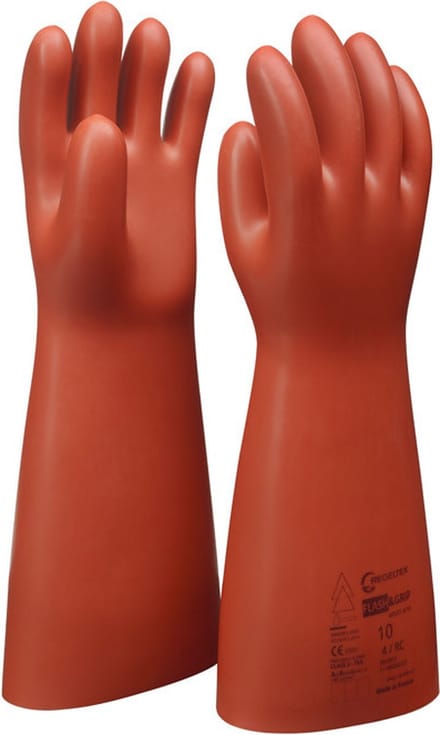 Friedrich ivlamboogbestendige handschoen 1000V Klasse 0 maat 9 (415408)