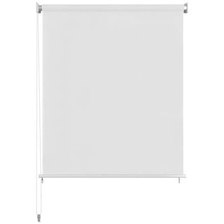 vidaXL - Rolgordijn - voor - buiten - 185(B)x230(H) - cm - wit