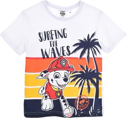 Paw Patrol Nickelodeon T-shirt Surfing The Waves. Maat 110 cm / 5 jaar