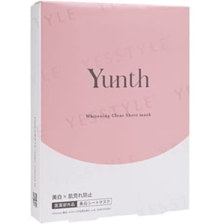 Yunth - Whitening Clear Sheet Mask 22ml x 6