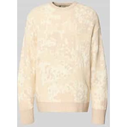 Oversized gebreide pullover met wol