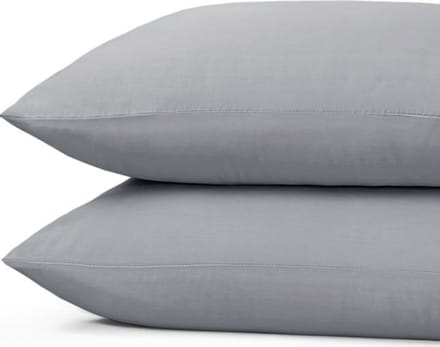 Cozy Covers 100% Katoen - Kussenslopen - Set van 2 - 60x70 cm - Grijs