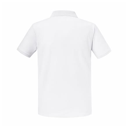 Russell Heren Authentic Eco Piqué Poloshirt (Wit)