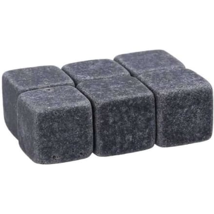GL11263-Pierres à Whisky réutilisables. 6 pièces. Ensemble de Cubes de glace. Refroidissement du vin. Pour fête de mariage. Refroi