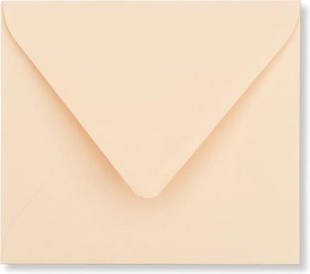 Envelop 12,5 x 14 Abrikoos, 100 stuks