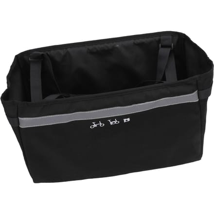 Fietsmand Voor 20L Inhoud Aluminiumlegering Beugel Waterdichtheid Voorvak Opbergtas Groentemand Tas black