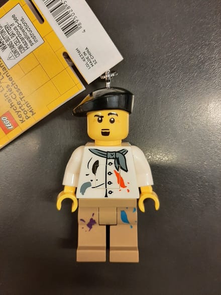 LEGO Lichtgevende sleutelhanger - Kunstenaar