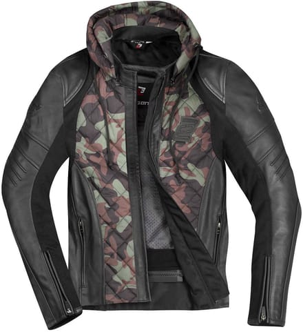 Bogotto Radic Leren / Textiele Motorjas Groen - Jas